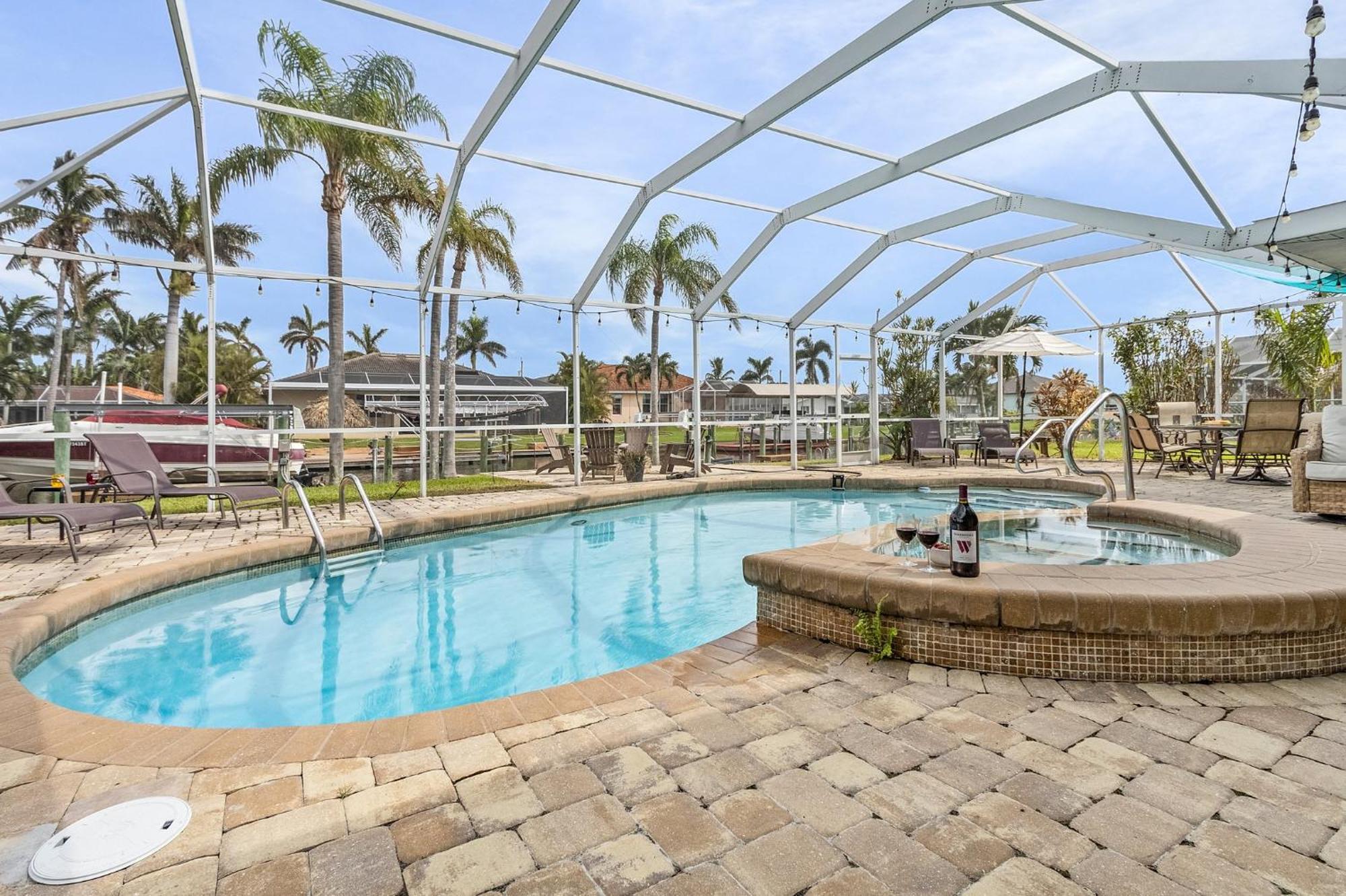 Willa Boating & Fishing Enthusiasts, Heated Pool And Spa, Bicycles - Latitude Adjustment - Roelens Cape Coral Zewnętrze zdjęcie